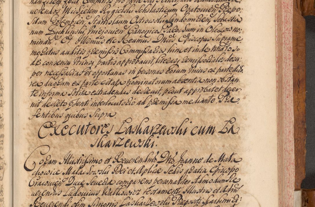 Zdjęcie nr 18 dla obiektu archiwalnego: Volumen V actorum episcopalium R. D. Joannis Małachowski, episcopi Cracoviensis, ducis Severiae per annos 1690 et 1691 acticatorum, quorum index ad finem praesentis voluminis exhibetur adnotatus