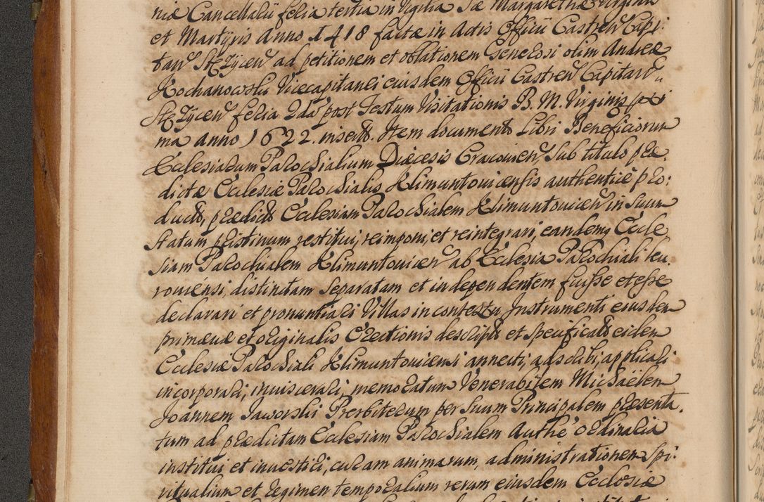 Zdjęcie nr 13 dla obiektu archiwalnego: Volumen V actorum episcopalium R. D. Joannis Małachowski, episcopi Cracoviensis, ducis Severiae per annos 1690 et 1691 acticatorum, quorum index ad finem praesentis voluminis exhibetur adnotatus