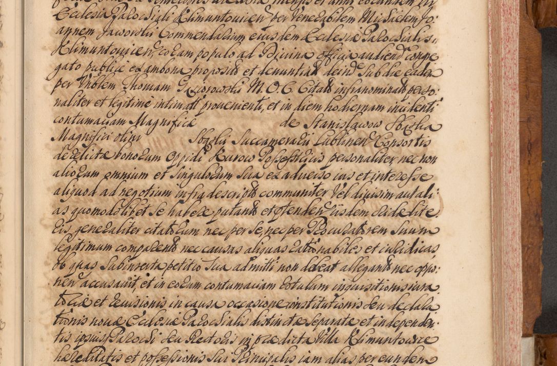 Zdjęcie nr 12 dla obiektu archiwalnego: Volumen V actorum episcopalium R. D. Joannis Małachowski, episcopi Cracoviensis, ducis Severiae per annos 1690 et 1691 acticatorum, quorum index ad finem praesentis voluminis exhibetur adnotatus