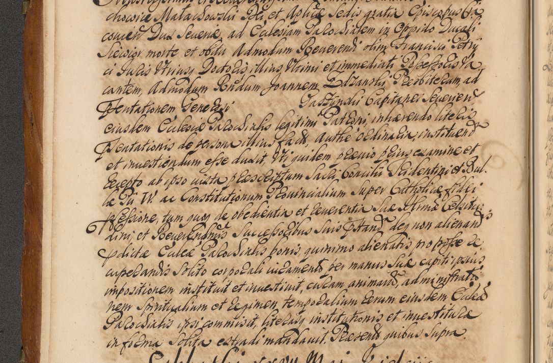 Zdjęcie nr 9 dla obiektu archiwalnego: Volumen V actorum episcopalium R. D. Joannis Małachowski, episcopi Cracoviensis, ducis Severiae per annos 1690 et 1691 acticatorum, quorum index ad finem praesentis voluminis exhibetur adnotatus