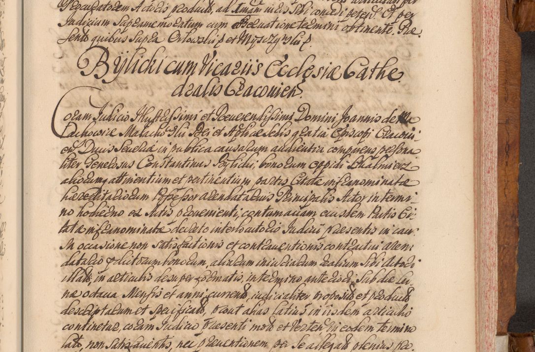 Zdjęcie nr 396 dla obiektu archiwalnego: Volumen V actorum episcopalium R. D. Joannis Małachowski, episcopi Cracoviensis, ducis Severiae per annos 1690 et 1691 acticatorum, quorum index ad finem praesentis voluminis exhibetur adnotatus