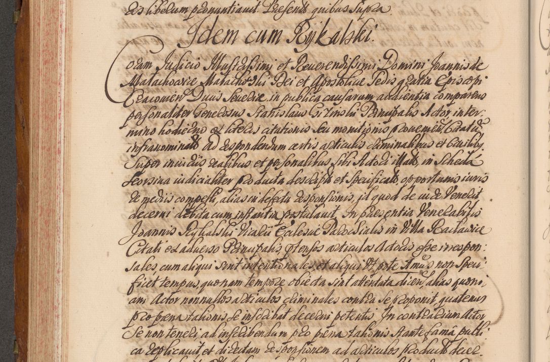 Zdjęcie nr 387 dla obiektu archiwalnego: Volumen V actorum episcopalium R. D. Joannis Małachowski, episcopi Cracoviensis, ducis Severiae per annos 1690 et 1691 acticatorum, quorum index ad finem praesentis voluminis exhibetur adnotatus