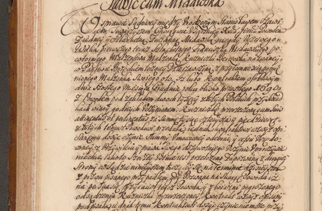 Zdjęcie nr 389 dla obiektu archiwalnego: Volumen V actorum episcopalium R. D. Joannis Małachowski, episcopi Cracoviensis, ducis Severiae per annos 1690 et 1691 acticatorum, quorum index ad finem praesentis voluminis exhibetur adnotatus