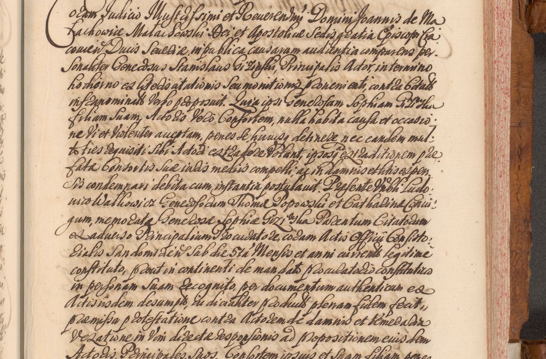 Zdjęcie nr 388 dla obiektu archiwalnego: Volumen V actorum episcopalium R. D. Joannis Małachowski, episcopi Cracoviensis, ducis Severiae per annos 1690 et 1691 acticatorum, quorum index ad finem praesentis voluminis exhibetur adnotatus
