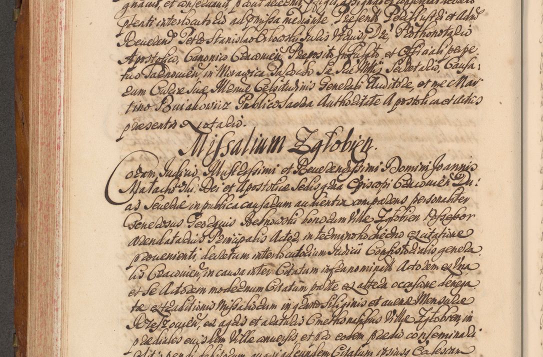 Zdjęcie nr 383 dla obiektu archiwalnego: Volumen V actorum episcopalium R. D. Joannis Małachowski, episcopi Cracoviensis, ducis Severiae per annos 1690 et 1691 acticatorum, quorum index ad finem praesentis voluminis exhibetur adnotatus