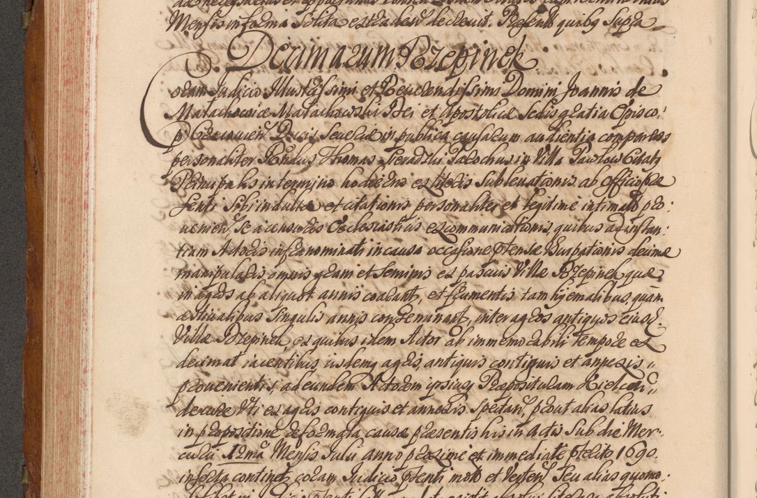 Zdjęcie nr 367 dla obiektu archiwalnego: Volumen V actorum episcopalium R. D. Joannis Małachowski, episcopi Cracoviensis, ducis Severiae per annos 1690 et 1691 acticatorum, quorum index ad finem praesentis voluminis exhibetur adnotatus