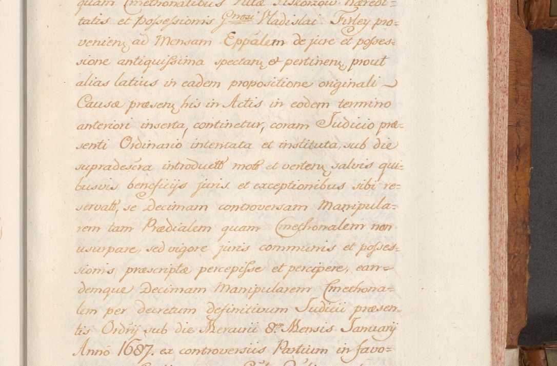 Zdjęcie nr 358 dla obiektu archiwalnego: Volumen V actorum episcopalium R. D. Joannis Małachowski, episcopi Cracoviensis, ducis Severiae per annos 1690 et 1691 acticatorum, quorum index ad finem praesentis voluminis exhibetur adnotatus
