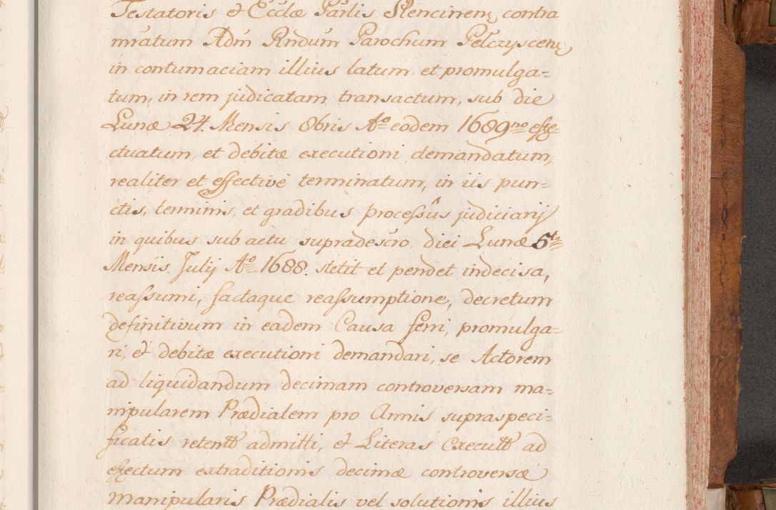 Zdjęcie nr 350 dla obiektu archiwalnego: Volumen V actorum episcopalium R. D. Joannis Małachowski, episcopi Cracoviensis, ducis Severiae per annos 1690 et 1691 acticatorum, quorum index ad finem praesentis voluminis exhibetur adnotatus