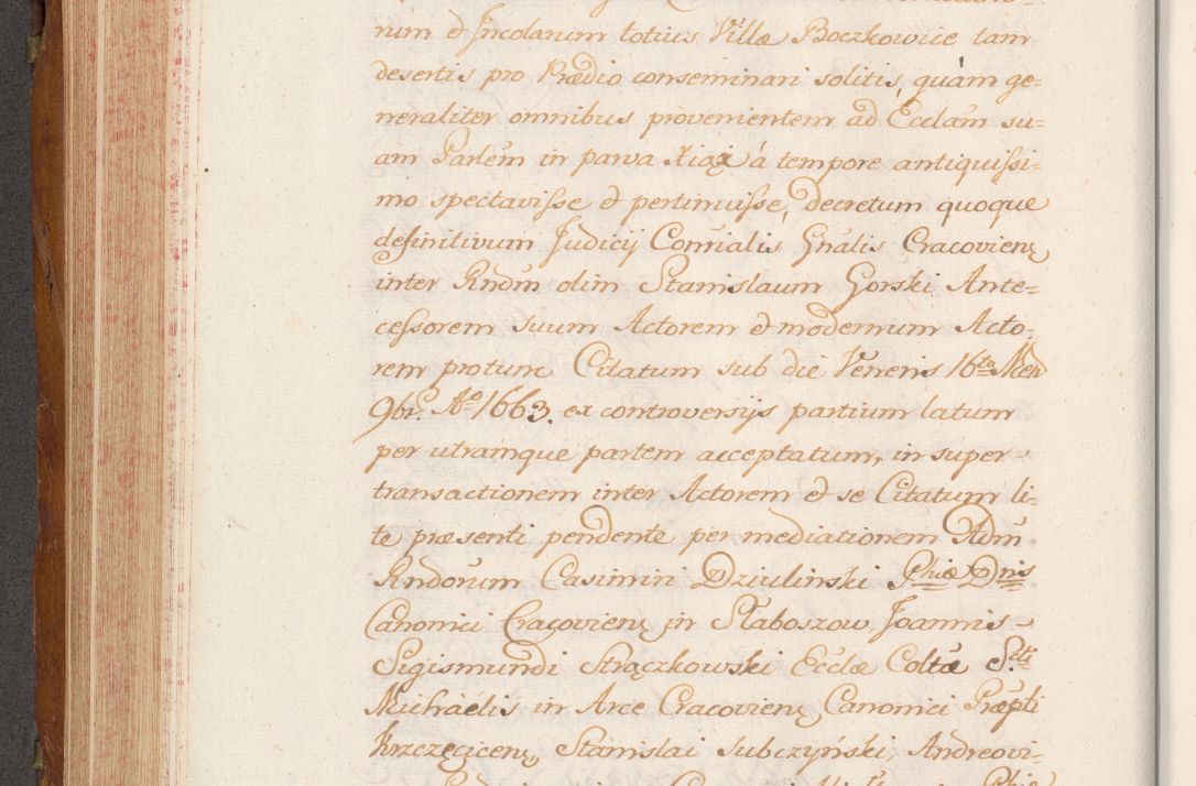 Zdjęcie nr 345 dla obiektu archiwalnego: Volumen V actorum episcopalium R. D. Joannis Małachowski, episcopi Cracoviensis, ducis Severiae per annos 1690 et 1691 acticatorum, quorum index ad finem praesentis voluminis exhibetur adnotatus