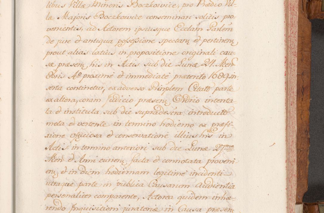 Zdjęcie nr 344 dla obiektu archiwalnego: Volumen V actorum episcopalium R. D. Joannis Małachowski, episcopi Cracoviensis, ducis Severiae per annos 1690 et 1691 acticatorum, quorum index ad finem praesentis voluminis exhibetur adnotatus