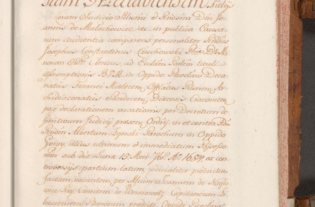 Zdjęcie nr 338 dla obiektu archiwalnego: Volumen V actorum episcopalium R. D. Joannis Małachowski, episcopi Cracoviensis, ducis Severiae per annos 1690 et 1691 acticatorum, quorum index ad finem praesentis voluminis exhibetur adnotatus