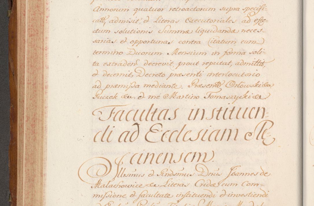 Zdjęcie nr 335 dla obiektu archiwalnego: Volumen V actorum episcopalium R. D. Joannis Małachowski, episcopi Cracoviensis, ducis Severiae per annos 1690 et 1691 acticatorum, quorum index ad finem praesentis voluminis exhibetur adnotatus