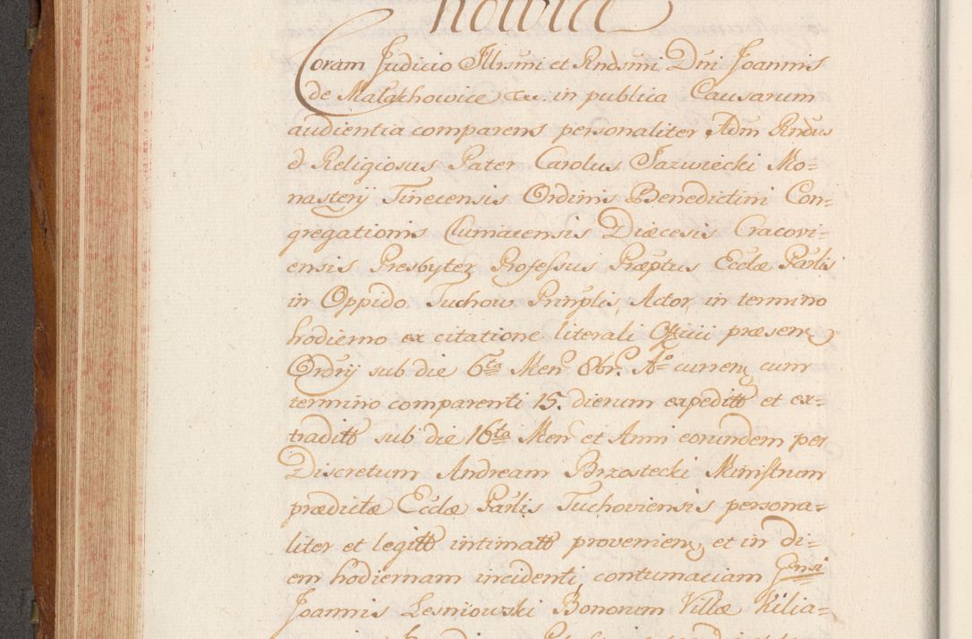 Zdjęcie nr 333 dla obiektu archiwalnego: Volumen V actorum episcopalium R. D. Joannis Małachowski, episcopi Cracoviensis, ducis Severiae per annos 1690 et 1691 acticatorum, quorum index ad finem praesentis voluminis exhibetur adnotatus