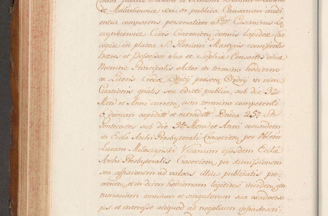 Zdjęcie nr 329 dla obiektu archiwalnego: Volumen V actorum episcopalium R. D. Joannis Małachowski, episcopi Cracoviensis, ducis Severiae per annos 1690 et 1691 acticatorum, quorum index ad finem praesentis voluminis exhibetur adnotatus