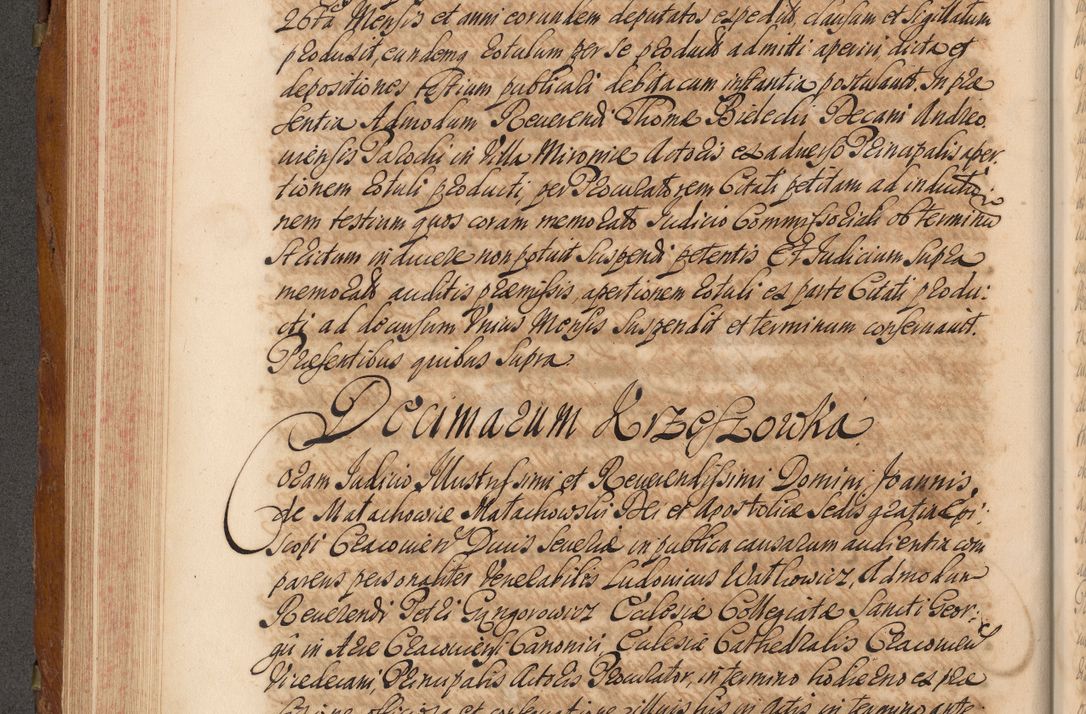 Zdjęcie nr 315 dla obiektu archiwalnego: Volumen V actorum episcopalium R. D. Joannis Małachowski, episcopi Cracoviensis, ducis Severiae per annos 1690 et 1691 acticatorum, quorum index ad finem praesentis voluminis exhibetur adnotatus