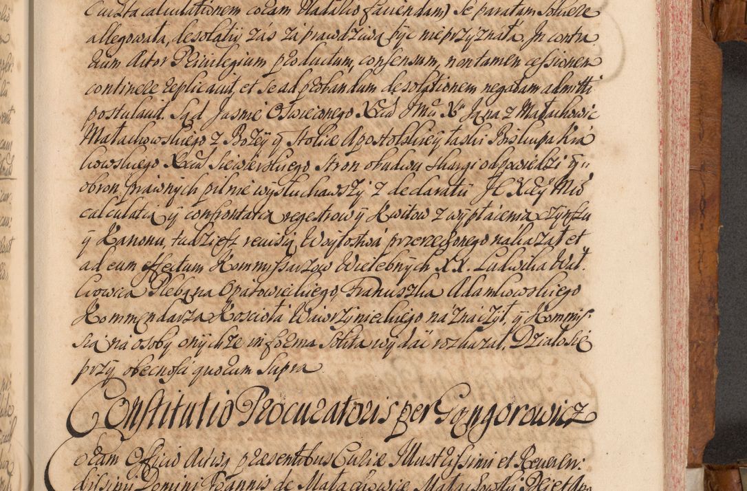 Zdjęcie nr 322 dla obiektu archiwalnego: Volumen V actorum episcopalium R. D. Joannis Małachowski, episcopi Cracoviensis, ducis Severiae per annos 1690 et 1691 acticatorum, quorum index ad finem praesentis voluminis exhibetur adnotatus