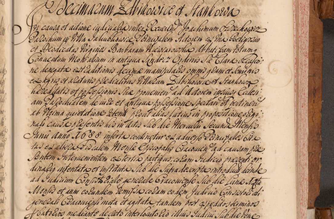 Zdjęcie nr 312 dla obiektu archiwalnego: Volumen V actorum episcopalium R. D. Joannis Małachowski, episcopi Cracoviensis, ducis Severiae per annos 1690 et 1691 acticatorum, quorum index ad finem praesentis voluminis exhibetur adnotatus
