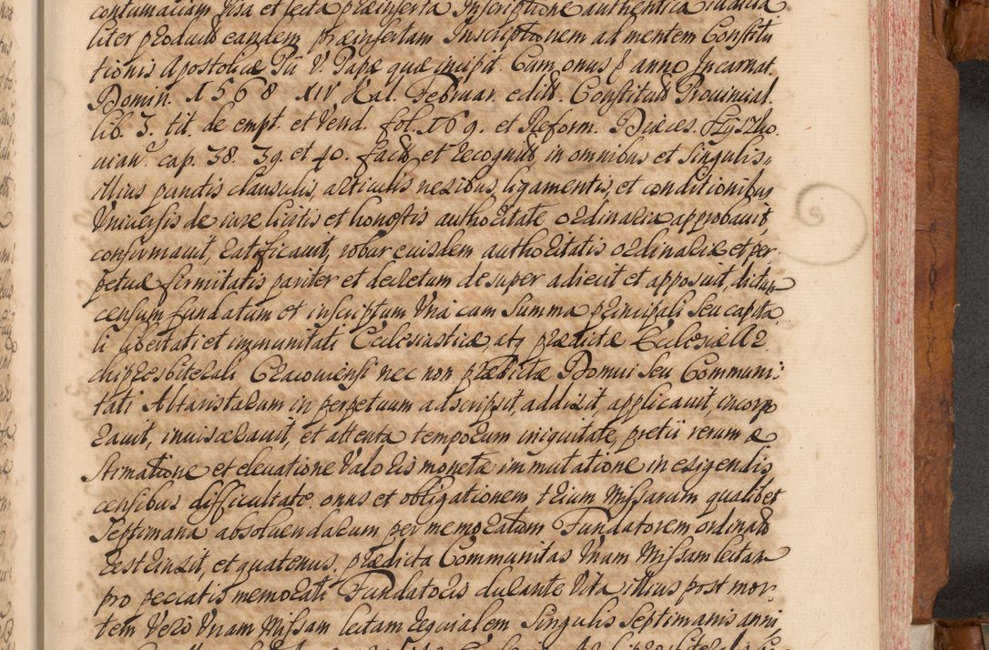 Zdjęcie nr 310 dla obiektu archiwalnego: Volumen V actorum episcopalium R. D. Joannis Małachowski, episcopi Cracoviensis, ducis Severiae per annos 1690 et 1691 acticatorum, quorum index ad finem praesentis voluminis exhibetur adnotatus