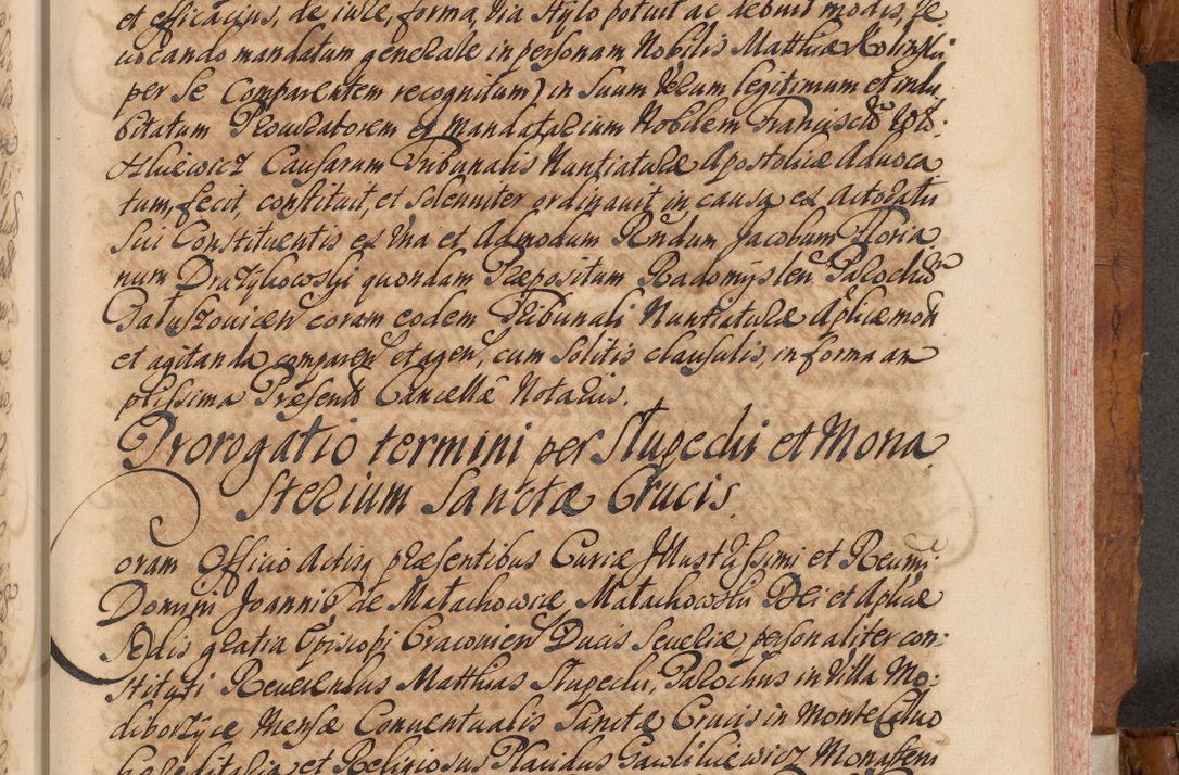 Zdjęcie nr 292 dla obiektu archiwalnego: Volumen V actorum episcopalium R. D. Joannis Małachowski, episcopi Cracoviensis, ducis Severiae per annos 1690 et 1691 acticatorum, quorum index ad finem praesentis voluminis exhibetur adnotatus
