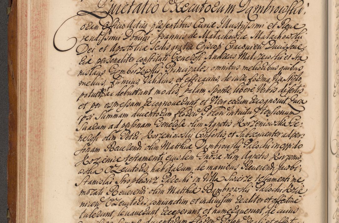 Zdjęcie nr 289 dla obiektu archiwalnego: Volumen V actorum episcopalium R. D. Joannis Małachowski, episcopi Cracoviensis, ducis Severiae per annos 1690 et 1691 acticatorum, quorum index ad finem praesentis voluminis exhibetur adnotatus