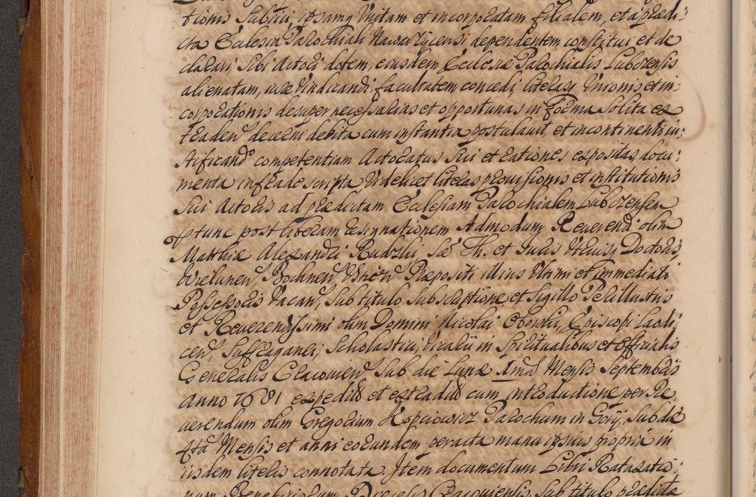 Zdjęcie nr 281 dla obiektu archiwalnego: Volumen V actorum episcopalium R. D. Joannis Małachowski, episcopi Cracoviensis, ducis Severiae per annos 1690 et 1691 acticatorum, quorum index ad finem praesentis voluminis exhibetur adnotatus