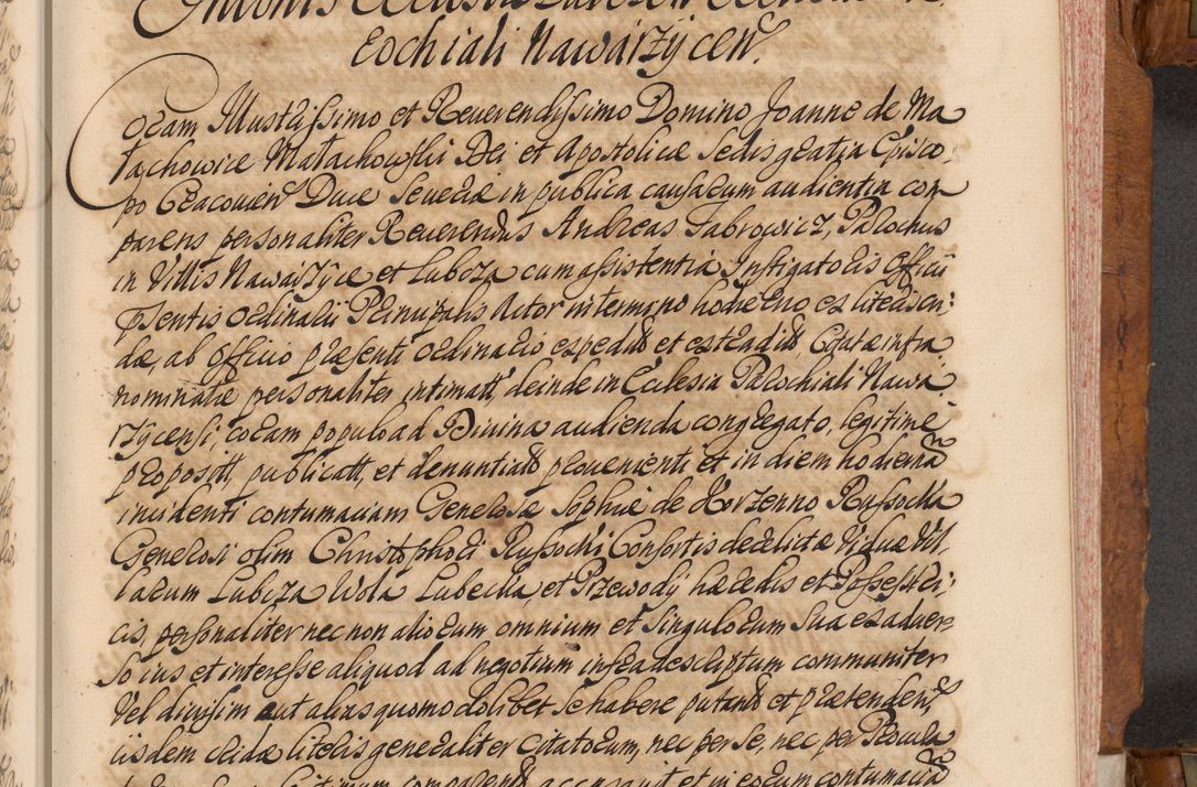 Zdjęcie nr 280 dla obiektu archiwalnego: Volumen V actorum episcopalium R. D. Joannis Małachowski, episcopi Cracoviensis, ducis Severiae per annos 1690 et 1691 acticatorum, quorum index ad finem praesentis voluminis exhibetur adnotatus