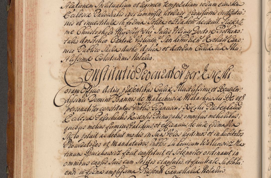 Zdjęcie nr 277 dla obiektu archiwalnego: Volumen V actorum episcopalium R. D. Joannis Małachowski, episcopi Cracoviensis, ducis Severiae per annos 1690 et 1691 acticatorum, quorum index ad finem praesentis voluminis exhibetur adnotatus