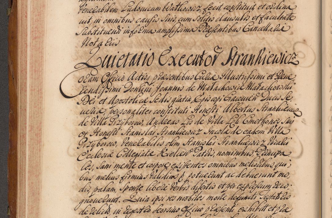 Zdjęcie nr 275 dla obiektu archiwalnego: Volumen V actorum episcopalium R. D. Joannis Małachowski, episcopi Cracoviensis, ducis Severiae per annos 1690 et 1691 acticatorum, quorum index ad finem praesentis voluminis exhibetur adnotatus