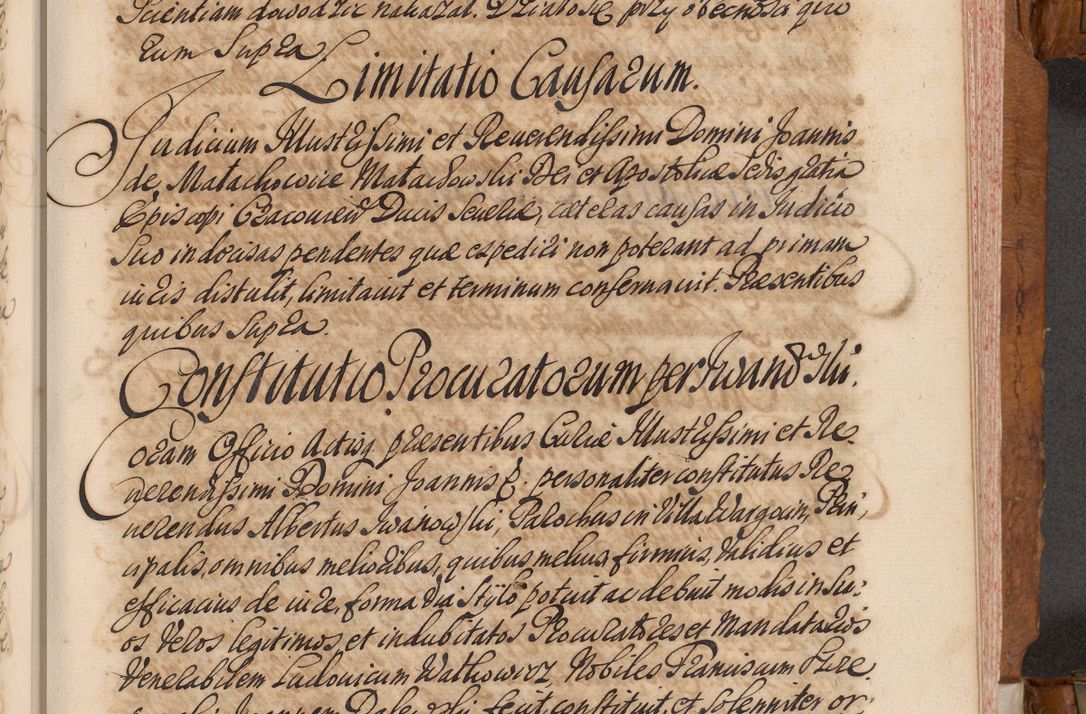 Zdjęcie nr 274 dla obiektu archiwalnego: Volumen V actorum episcopalium R. D. Joannis Małachowski, episcopi Cracoviensis, ducis Severiae per annos 1690 et 1691 acticatorum, quorum index ad finem praesentis voluminis exhibetur adnotatus