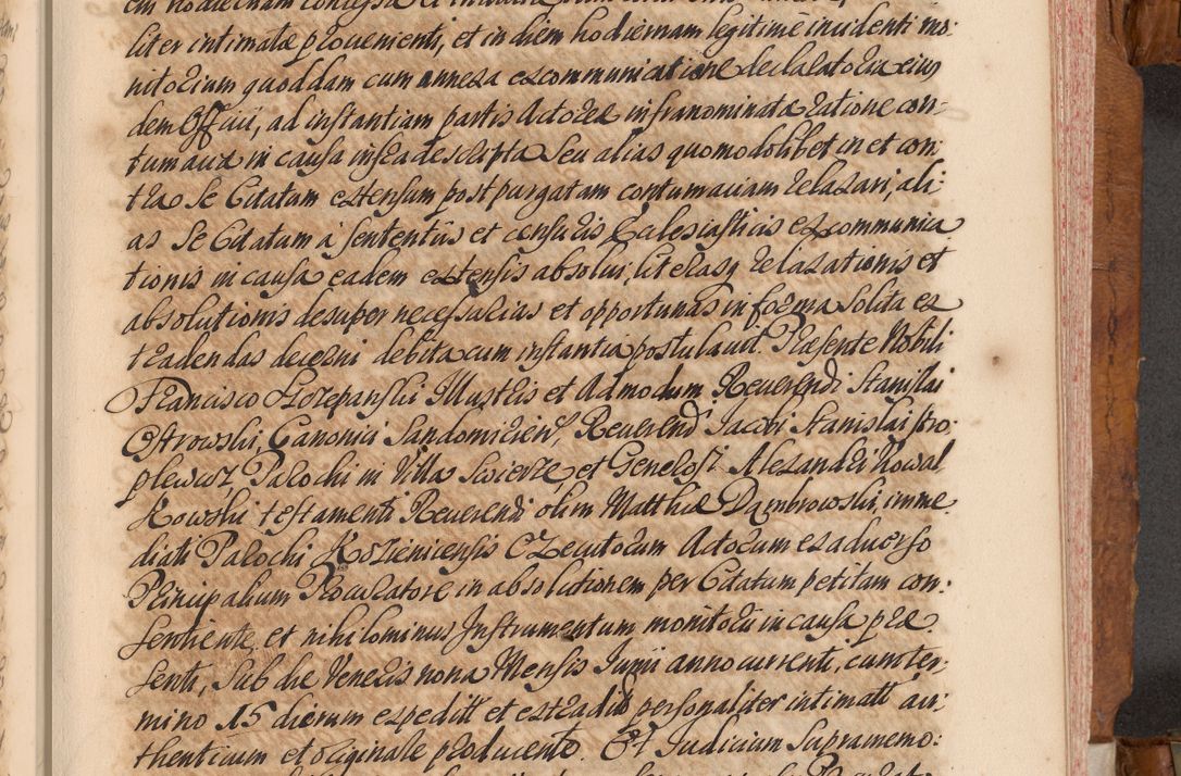 Zdjęcie nr 268 dla obiektu archiwalnego: Volumen V actorum episcopalium R. D. Joannis Małachowski, episcopi Cracoviensis, ducis Severiae per annos 1690 et 1691 acticatorum, quorum index ad finem praesentis voluminis exhibetur adnotatus