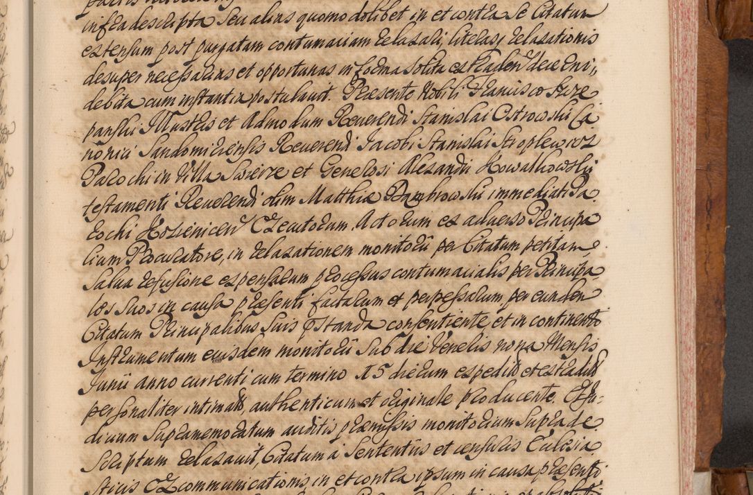 Zdjęcie nr 266 dla obiektu archiwalnego: Volumen V actorum episcopalium R. D. Joannis Małachowski, episcopi Cracoviensis, ducis Severiae per annos 1690 et 1691 acticatorum, quorum index ad finem praesentis voluminis exhibetur adnotatus