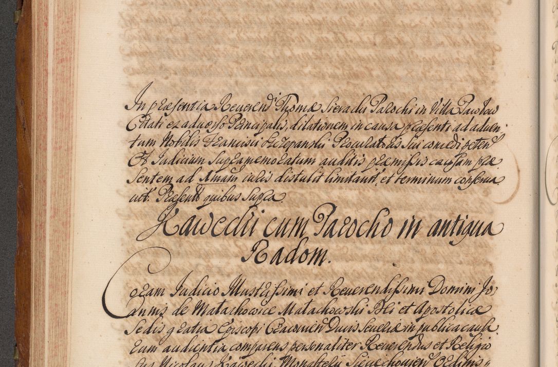 Zdjęcie nr 261 dla obiektu archiwalnego: Volumen V actorum episcopalium R. D. Joannis Małachowski, episcopi Cracoviensis, ducis Severiae per annos 1690 et 1691 acticatorum, quorum index ad finem praesentis voluminis exhibetur adnotatus