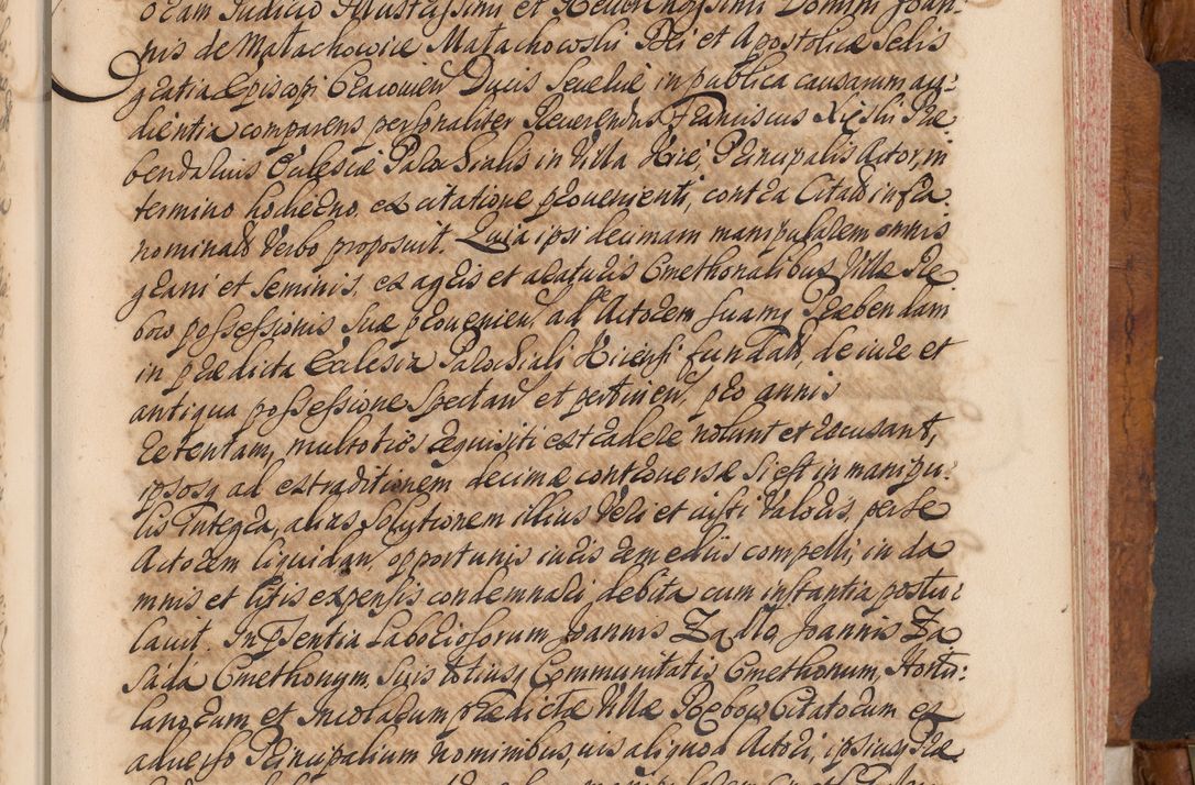 Zdjęcie nr 252 dla obiektu archiwalnego: Volumen V actorum episcopalium R. D. Joannis Małachowski, episcopi Cracoviensis, ducis Severiae per annos 1690 et 1691 acticatorum, quorum index ad finem praesentis voluminis exhibetur adnotatus