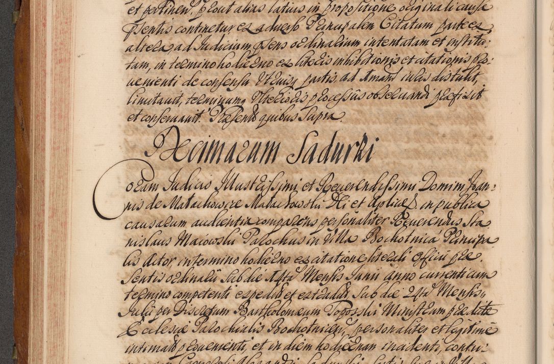 Zdjęcie nr 255 dla obiektu archiwalnego: Volumen V actorum episcopalium R. D. Joannis Małachowski, episcopi Cracoviensis, ducis Severiae per annos 1690 et 1691 acticatorum, quorum index ad finem praesentis voluminis exhibetur adnotatus