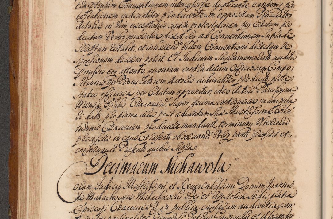 Zdjęcie nr 249 dla obiektu archiwalnego: Volumen V actorum episcopalium R. D. Joannis Małachowski, episcopi Cracoviensis, ducis Severiae per annos 1690 et 1691 acticatorum, quorum index ad finem praesentis voluminis exhibetur adnotatus