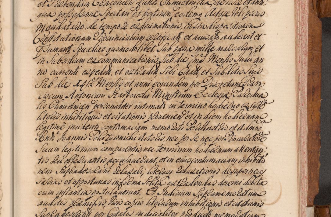 Zdjęcie nr 250 dla obiektu archiwalnego: Volumen V actorum episcopalium R. D. Joannis Małachowski, episcopi Cracoviensis, ducis Severiae per annos 1690 et 1691 acticatorum, quorum index ad finem praesentis voluminis exhibetur adnotatus