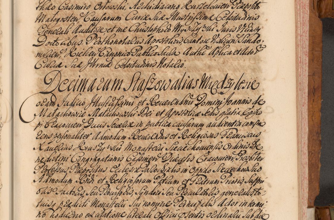 Zdjęcie nr 242 dla obiektu archiwalnego: Volumen V actorum episcopalium R. D. Joannis Małachowski, episcopi Cracoviensis, ducis Severiae per annos 1690 et 1691 acticatorum, quorum index ad finem praesentis voluminis exhibetur adnotatus