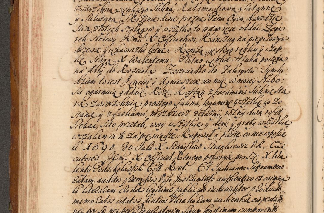Zdjęcie nr 241 dla obiektu archiwalnego: Volumen V actorum episcopalium R. D. Joannis Małachowski, episcopi Cracoviensis, ducis Severiae per annos 1690 et 1691 acticatorum, quorum index ad finem praesentis voluminis exhibetur adnotatus