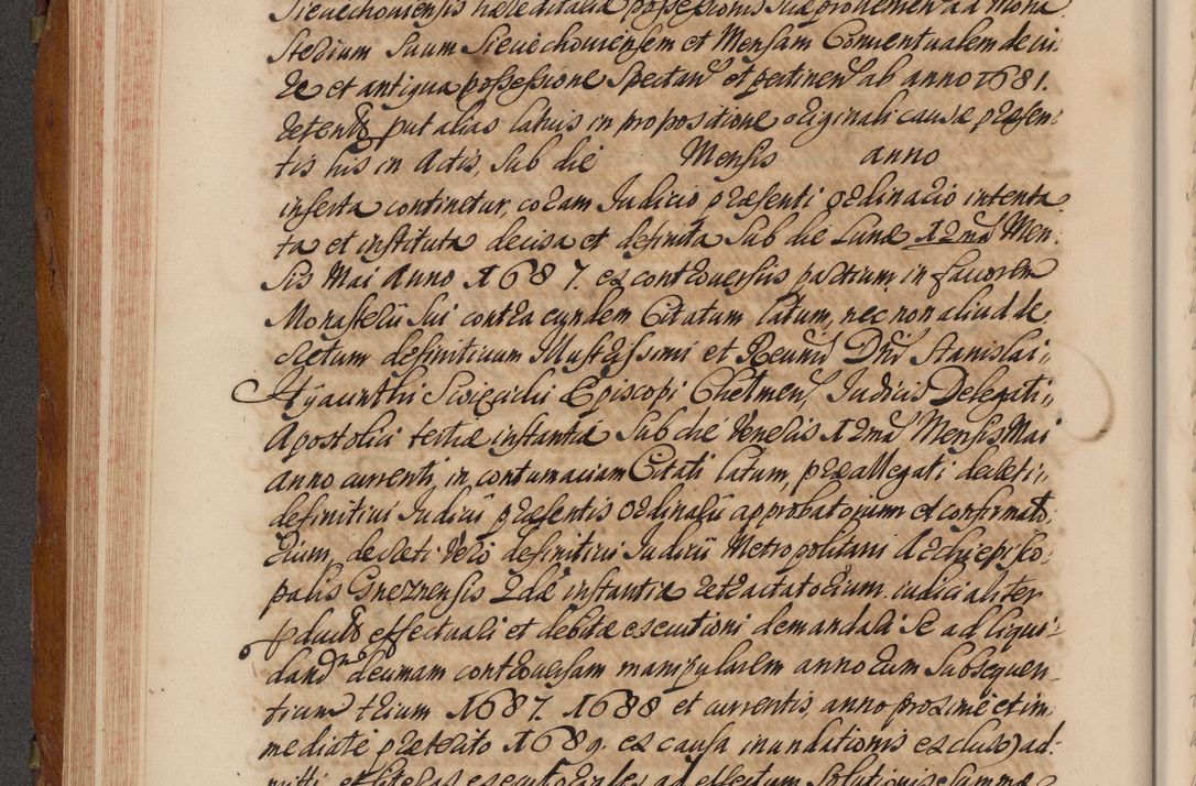 Zdjęcie nr 243 dla obiektu archiwalnego: Volumen V actorum episcopalium R. D. Joannis Małachowski, episcopi Cracoviensis, ducis Severiae per annos 1690 et 1691 acticatorum, quorum index ad finem praesentis voluminis exhibetur adnotatus