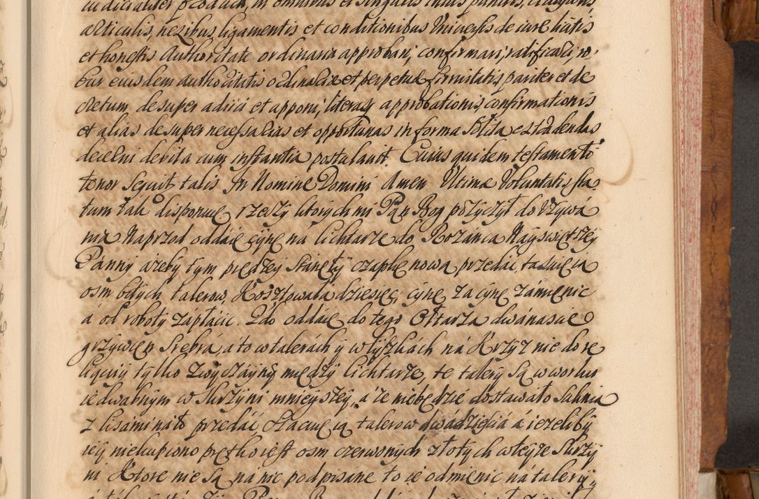 Zdjęcie nr 240 dla obiektu archiwalnego: Volumen V actorum episcopalium R. D. Joannis Małachowski, episcopi Cracoviensis, ducis Severiae per annos 1690 et 1691 acticatorum, quorum index ad finem praesentis voluminis exhibetur adnotatus