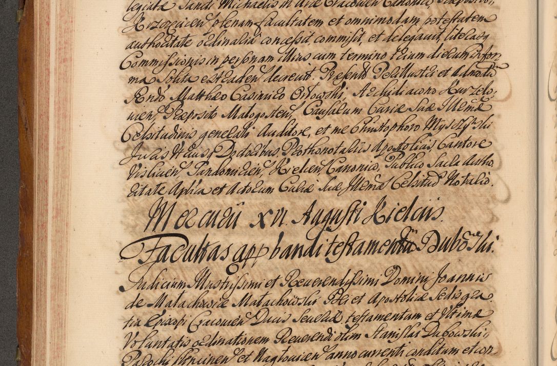Zdjęcie nr 237 dla obiektu archiwalnego: Volumen V actorum episcopalium R. D. Joannis Małachowski, episcopi Cracoviensis, ducis Severiae per annos 1690 et 1691 acticatorum, quorum index ad finem praesentis voluminis exhibetur adnotatus