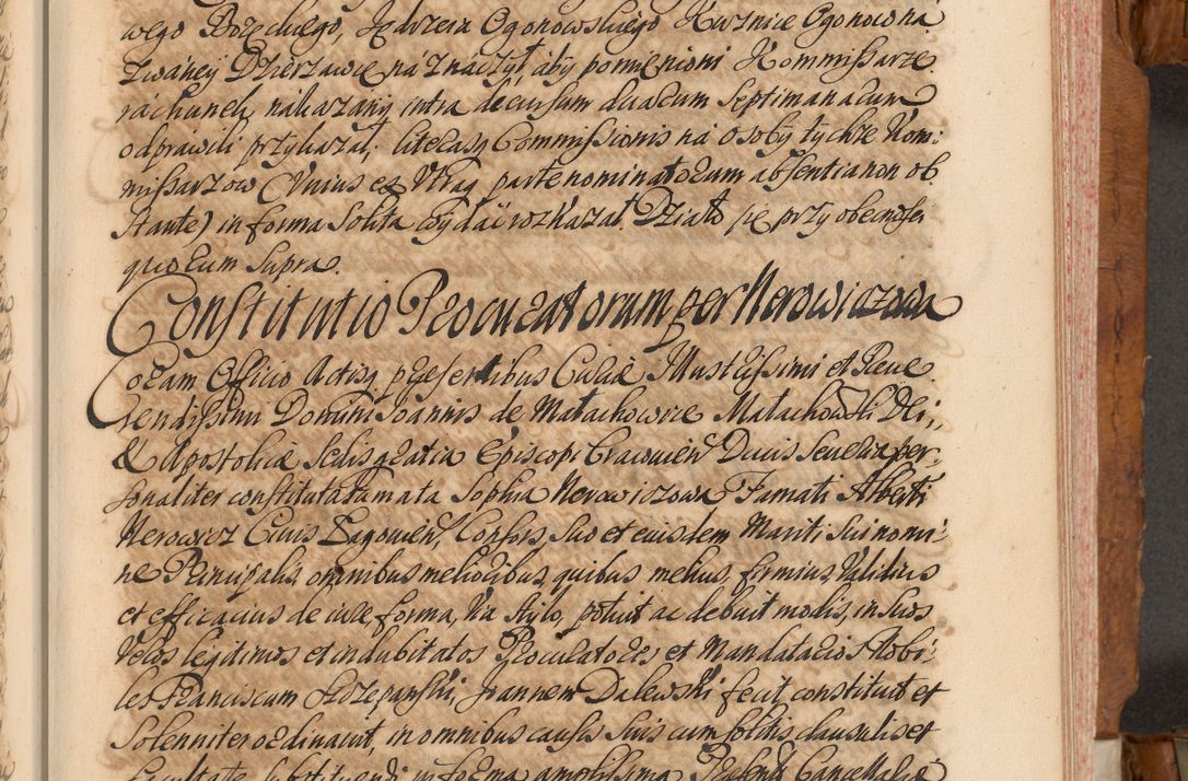 Zdjęcie nr 236 dla obiektu archiwalnego: Volumen V actorum episcopalium R. D. Joannis Małachowski, episcopi Cracoviensis, ducis Severiae per annos 1690 et 1691 acticatorum, quorum index ad finem praesentis voluminis exhibetur adnotatus
