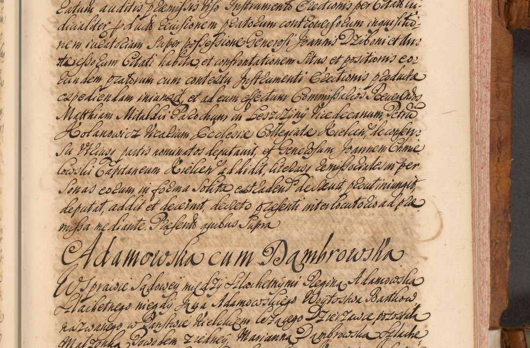 Zdjęcie nr 232 dla obiektu archiwalnego: Volumen V actorum episcopalium R. D. Joannis Małachowski, episcopi Cracoviensis, ducis Severiae per annos 1690 et 1691 acticatorum, quorum index ad finem praesentis voluminis exhibetur adnotatus
