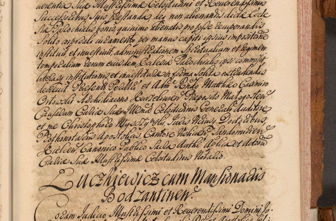 Zdjęcie nr 228 dla obiektu archiwalnego: Volumen V actorum episcopalium R. D. Joannis Małachowski, episcopi Cracoviensis, ducis Severiae per annos 1690 et 1691 acticatorum, quorum index ad finem praesentis voluminis exhibetur adnotatus