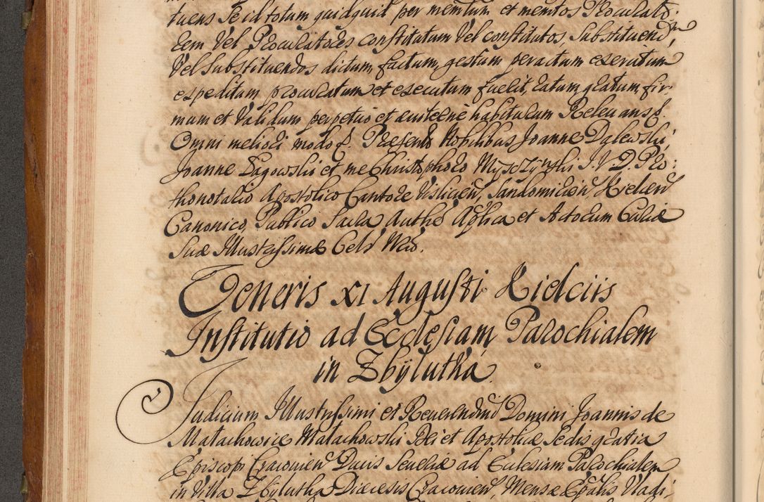 Zdjęcie nr 227 dla obiektu archiwalnego: Volumen V actorum episcopalium R. D. Joannis Małachowski, episcopi Cracoviensis, ducis Severiae per annos 1690 et 1691 acticatorum, quorum index ad finem praesentis voluminis exhibetur adnotatus