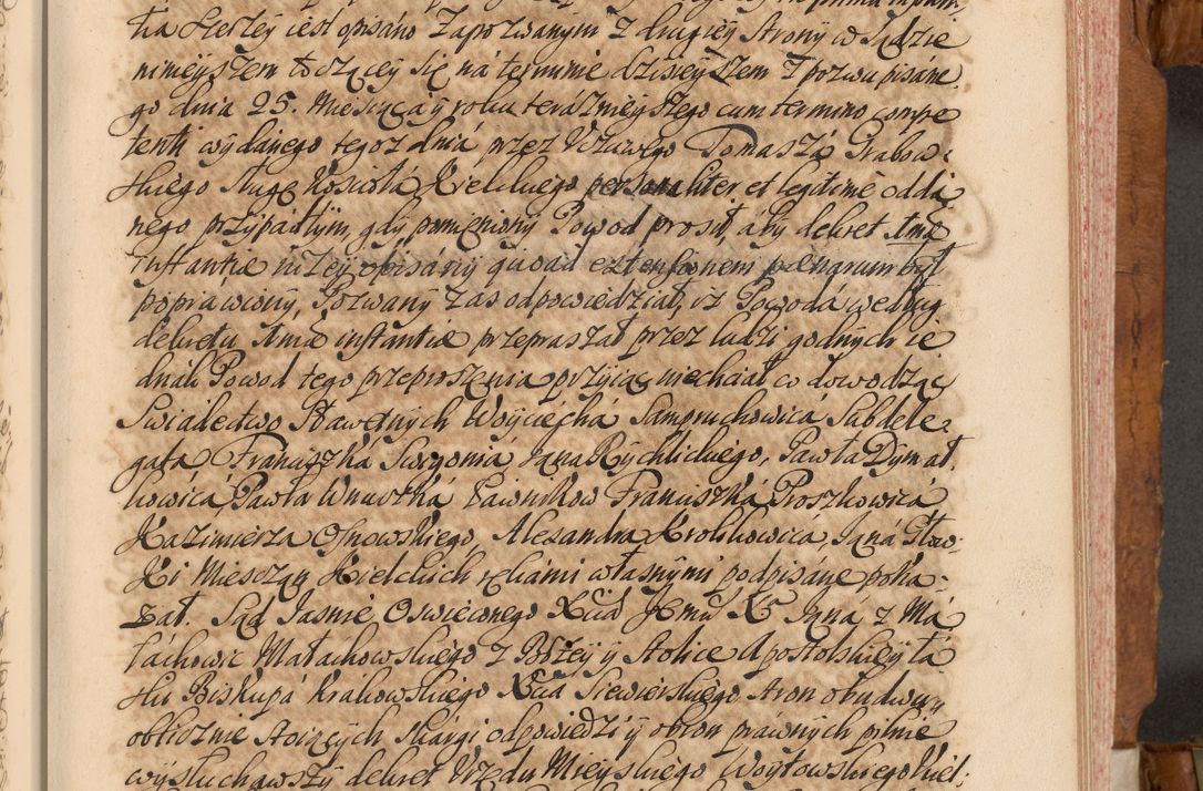 Zdjęcie nr 224 dla obiektu archiwalnego: Volumen V actorum episcopalium R. D. Joannis Małachowski, episcopi Cracoviensis, ducis Severiae per annos 1690 et 1691 acticatorum, quorum index ad finem praesentis voluminis exhibetur adnotatus