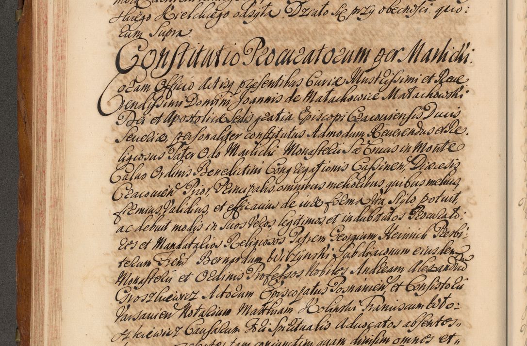Zdjęcie nr 225 dla obiektu archiwalnego: Volumen V actorum episcopalium R. D. Joannis Małachowski, episcopi Cracoviensis, ducis Severiae per annos 1690 et 1691 acticatorum, quorum index ad finem praesentis voluminis exhibetur adnotatus