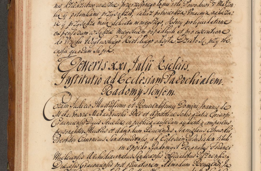 Zdjęcie nr 213 dla obiektu archiwalnego: Volumen V actorum episcopalium R. D. Joannis Małachowski, episcopi Cracoviensis, ducis Severiae per annos 1690 et 1691 acticatorum, quorum index ad finem praesentis voluminis exhibetur adnotatus