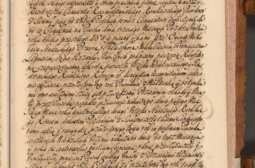Zdjęcie nr 212 dla obiektu archiwalnego: Volumen V actorum episcopalium R. D. Joannis Małachowski, episcopi Cracoviensis, ducis Severiae per annos 1690 et 1691 acticatorum, quorum index ad finem praesentis voluminis exhibetur adnotatus