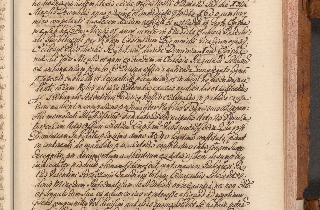 Zdjęcie nr 402 dla obiektu archiwalnego: Volumen V actorum episcopalium R. D. Joannis Małachowski, episcopi Cracoviensis, ducis Severiae per annos 1690 et 1691 acticatorum, quorum index ad finem praesentis voluminis exhibetur adnotatus